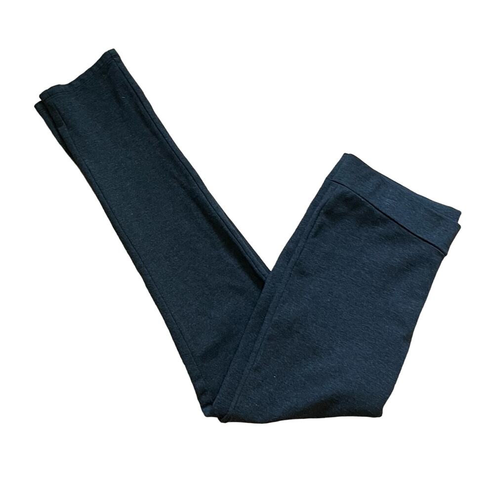 NYDJ Grey Ponte Knit Pull On Skinny Leg Pants 10